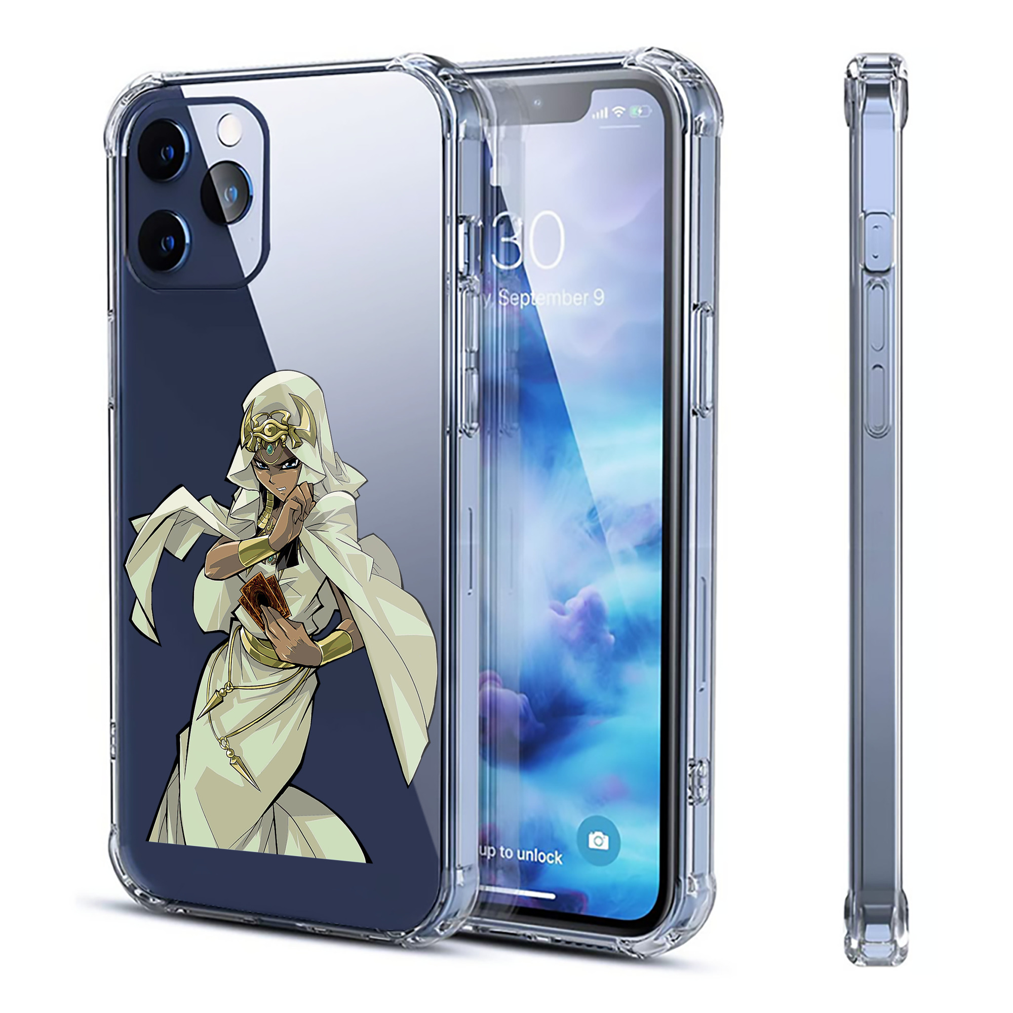 （画像用） 遊☆戯☆王 Yu-Gi-Oh! 【iPhone 12シリーズ対応】透明スマホケース（クリアソフトケース）